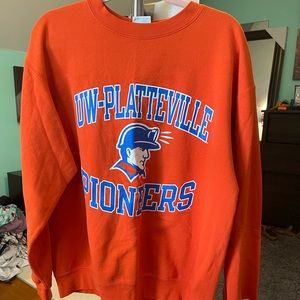 UW PLATTEVILLE CREWNECK Large